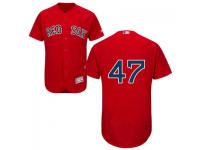 MLB Boston Red Sox #47 Travis Shaw Men Red Authentic Flexbase Collection Jersey