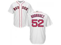 MLB Boston Red Sox #52 Eduardo Rodriguez Men White Cool Base Jersey
