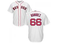 MLB Boston Red Sox #66 Noe Ramirez Men White Cool Base Jersey