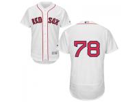 MLB Boston Red Sox #78 Pat Light Men White Authentic Flexbase Collection Jersey