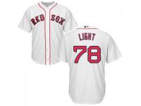 MLB Boston Red Sox #78 Pat Light Men White Cool Base Jersey