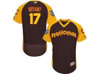 MLB Chicago Cubs #17 Kris Bryant Men Majestic 2016 All-Star Authentic Flexbase Collection Jersey
