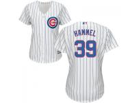 MLB Chicago Cubs #39 Jason Hammel Women White Cool Base Jersey