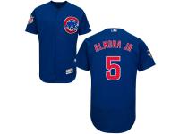 MLB Chicago Cubs #5 Albert Almora Jr. Men Majestic Flexbase Authentic Collection Player Blue Jersey