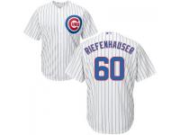 MLB Chicago Cubs #60 C.J. Riefenhauser Men White Cool Base Jersey