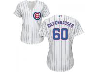 MLB Chicago Cubs #60 C.J. Riefenhauser Women White Cool Base Jersey