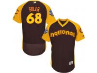 MLB Chicago Cubs #68 Jorge Soler Men Majestic 2016 All-Star Authentic Flexbase Collection Jersey