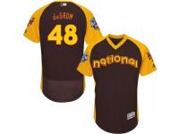 MLB New York Mets #48 Jacob deGrom Men Majestic 2016 All-Star Authentic Flexbase Collection Jersey