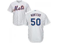 MLB New York Mets #50 Rafael Montero Men White Cool Base Jersey