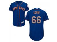 MLB New York Mets #66 Josh Edgin Men Royal-Grey Authentic Flexbase Collection Jersey