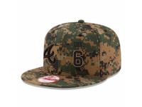 MLB 's Atlanta Braves #6 Bobby Cox New Era Digital Camo 2016 Memorial Day 9FIFTY Snapback Adjustable Hat