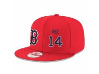 MLB 's New Era Boston Red Sox #14 Jim Rice Stitched Snapback Adjustable Player Hat - Red Navy