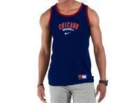 Nike Chicago Cubs Home Practice Men Tank Top Dark Blue