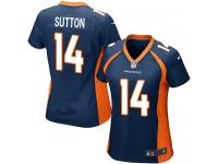 Nike Courtland Sutton Game Navy Blue Alternate Women's Jersey - NFL Denver Broncos #14