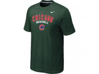 Nike MLB Chicago Cubs 2014 Home Practice T-Shirt - Dark Green