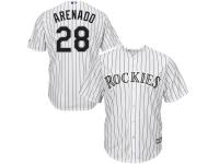 Nolan Arenado Colorado Rockies Majestic Cool Base Player Jersey - White