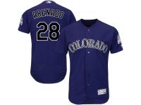 Nolan Arenado Colorado Rockies Majestic Flexbase Authentic Collection Player Jersey - Purple