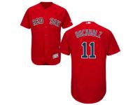 Red Clay Buchholz Men #11 Majestic MLB Boston Red Sox Flexbase Collection Jersey