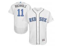Red Sox #11 Clay Buchholz White Flexbase Authentic Collection 2016 Father Day Stitched Baseball Jersey