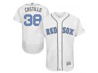 Red Sox #38 Rusney Castillo White Flexbase Authentic Collection 2016 Father Day Stitched Baseball Jersey