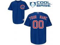 Royal Blue Customized Youth Majestic MLB Chicago Cubs Cool Base Alternate Jersey