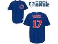 Royal Blue Mark Grace Men #17 Majestic MLB Chicago Cubs Cool Base Alternate Jersey