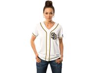 San Diego Padres Majestic Women's Cool Base Jersey - White