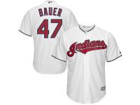 Trevor Bauer Cleveland Indians Majestic Official Cool Base Player Jersey - White