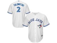 Troy Tulowitzki Toronto Blue Jays Majestic Official Cool Base Player Jersey - White