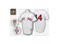 White 1987 Throwback Jim Rice Men #14 Mitchell And Ness MLB Boston Red Sox Jersey