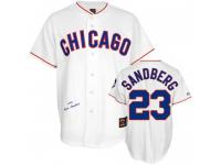 White 1988 Throwback Ryne Sandberg Men #23 Mitchell And Ness MLB Chicago Cubs Jersey