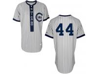 White Anthony Rizzo Men #44 Majestic MLB Chicago Cubs 1909 Turn Back The Clock Jersey