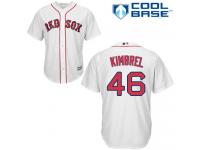 White Craig Kimbrel Men #46 Majestic MLB Boston Red Sox Cool Base Home Jersey