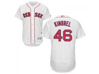 White Craig Kimbrel Men #46 Majestic MLB Boston Red Sox Flexbase Collection Jersey
