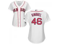 White Craig Kimbrel Women #46 Majestic MLB Boston Red Sox 2016 New Cool Base Jersey