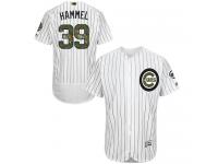 White Jason Hammel Men #39 Majestic MLB Chicago Cubs 2016 Memorial Day Fashion Flex Base Jersey