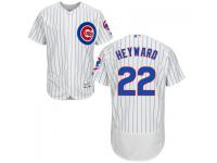 White Jason Heyward Men #22 Majestic MLB Chicago Cubs Flexbase Collection Jersey