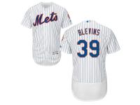 White Jerry Blevins Men #39 Majestic MLB New York Mets Flexbase Collection Jersey