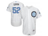 White Justin Grimm Men #52 Majestic MLB Chicago Cubs 2016 Father Day Fashion Flex Base Jersey