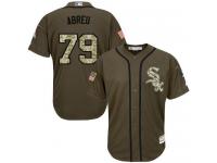 White Sox #79 Jose Abreu Green Salute to Service Stitched Baseball Jersey