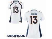 Women Nike Denver Broncos #13 Trevor Siemian Game White NFL Jersey