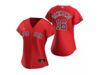 Women's Boston Red Sox Andrew Benintendi Nike Red 2020 Alternate Jersey
