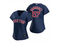 Women's Boston Red Sox Eduardo Rodriguez Nike Navy 2020 Alternate Jersey