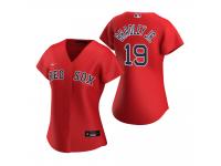Women's Boston Red Sox Jackie Bradley Jr. Nike Red 2020 Alternate Jersey