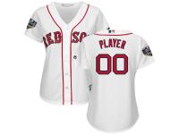 Women's Boston Red Sox Majestic White 2018 World Series Cool Base Custom Jersey