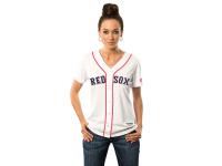 Women's Boston Red Sox Majestic White Fashion  Stars & Stripes 2016 Independence Day  Cool Base Jersey