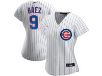 Women's Chicago Cubs Javier Baez Nike White Home 2020 Player Jersey