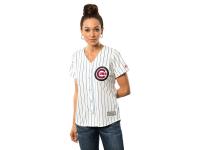 Women's Chicago Cubs Majestic White Fashion  Stars & Stripes 2016 Independence Day  Cool Base Jersey