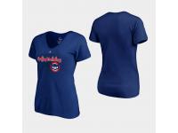 Women's Chicago Cubs Royal Vintage 2019 Spring Training T-Shirt
