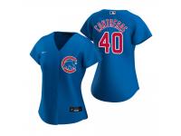 Women's Chicago Cubs Willson Contreras Nike Royal 2020 Alternate Jersey